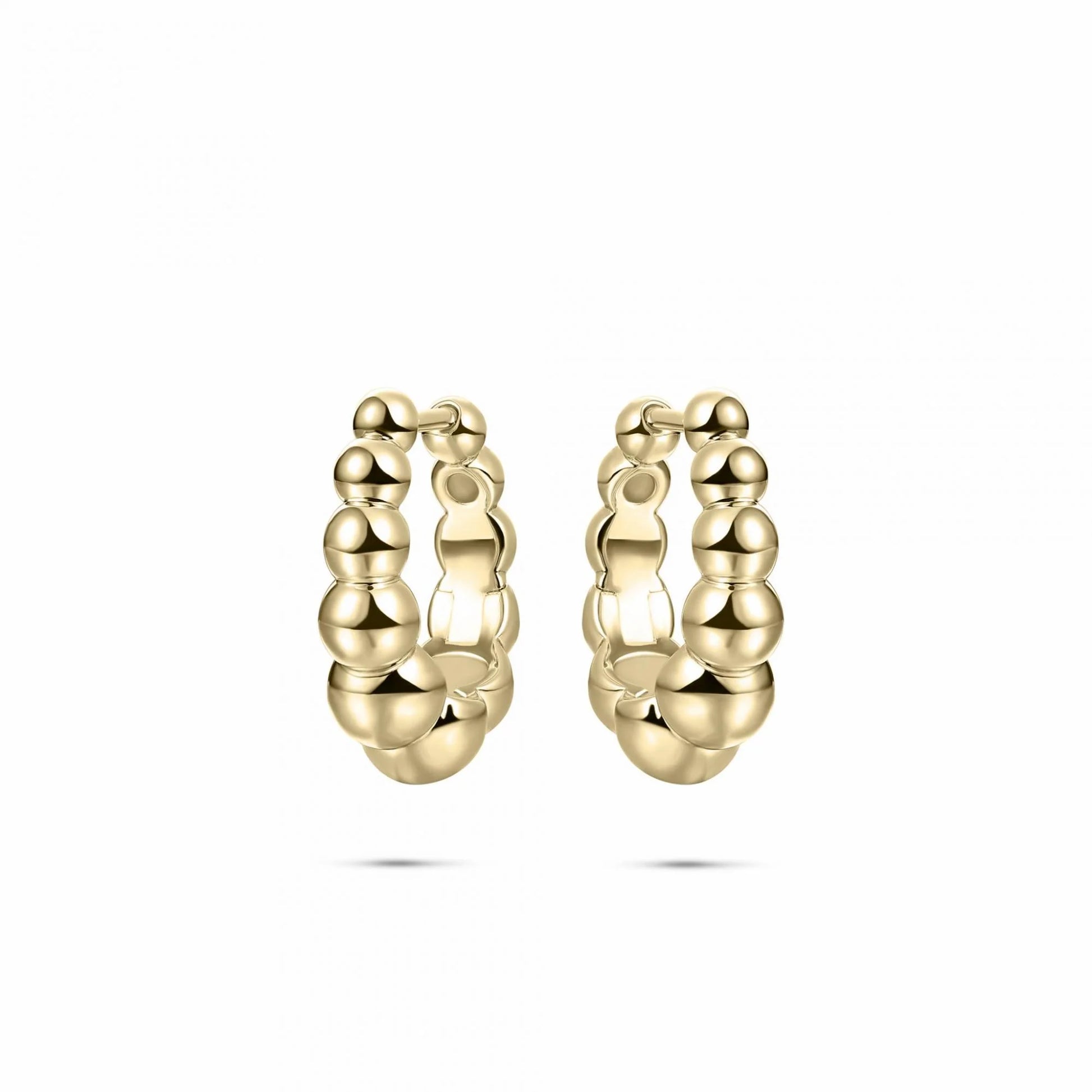 Modern Icons Beaded Hoops