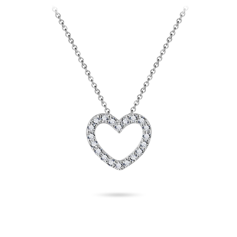 Sparkling Heart Necklace