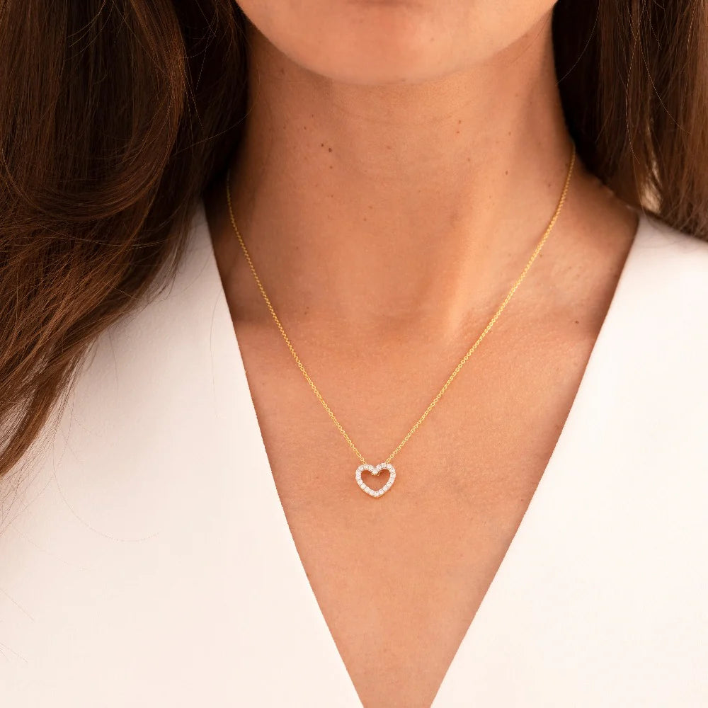 Sparkling Heart Necklace