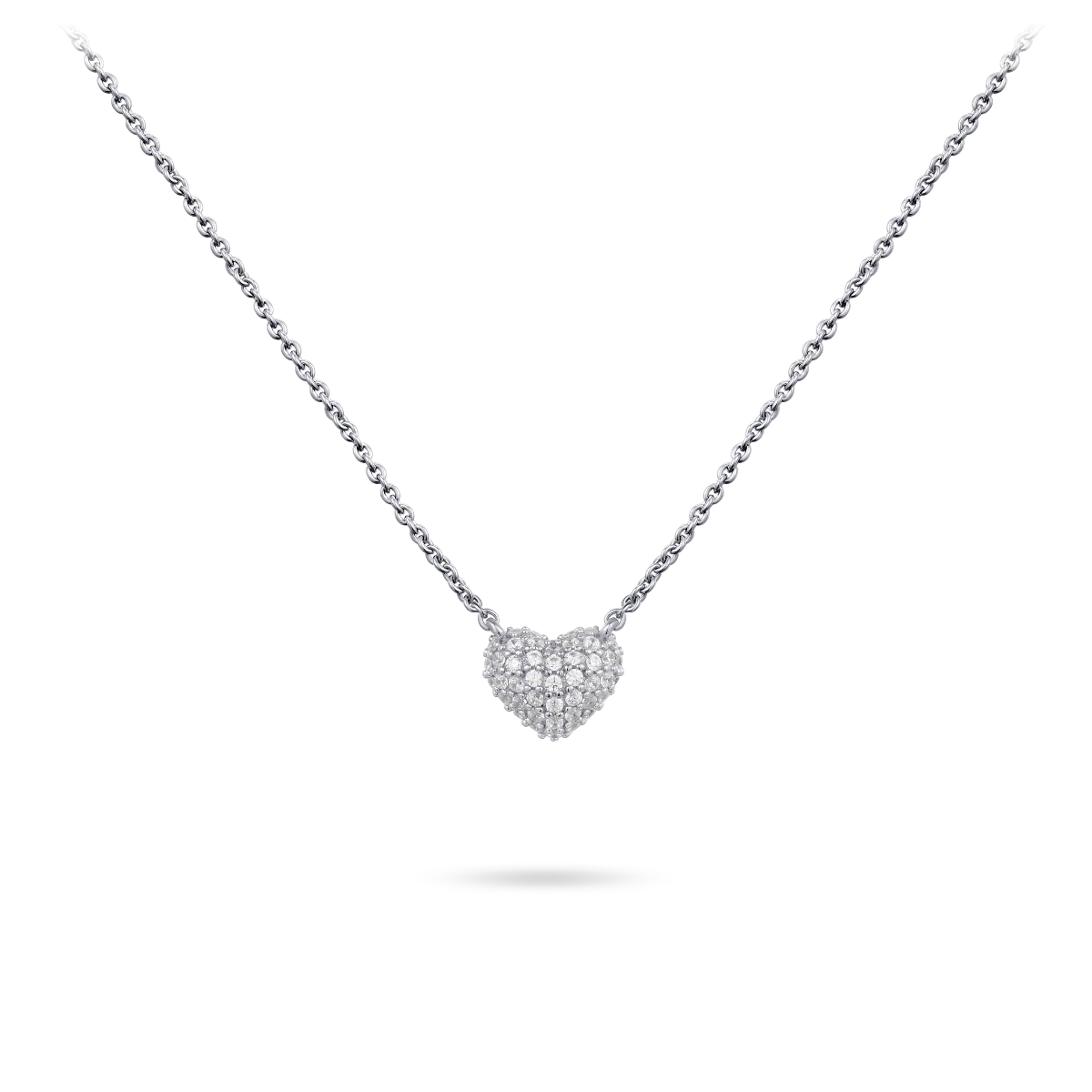 Mini Sparkling Heart Necklace