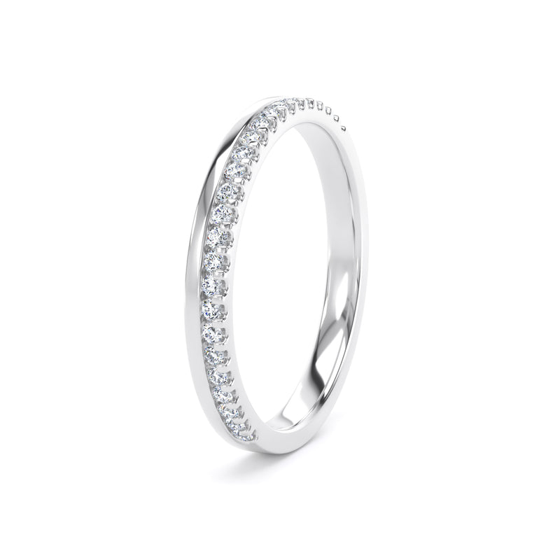 Round Brilliant Cut - Offset Claw