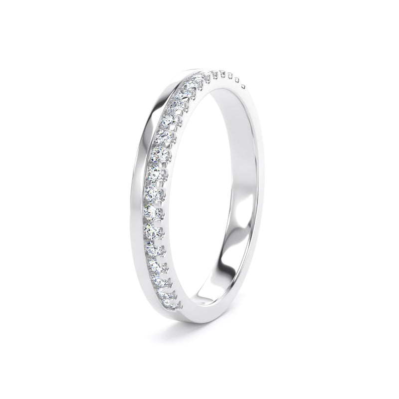 Round Brilliant Cut - Offset Claw