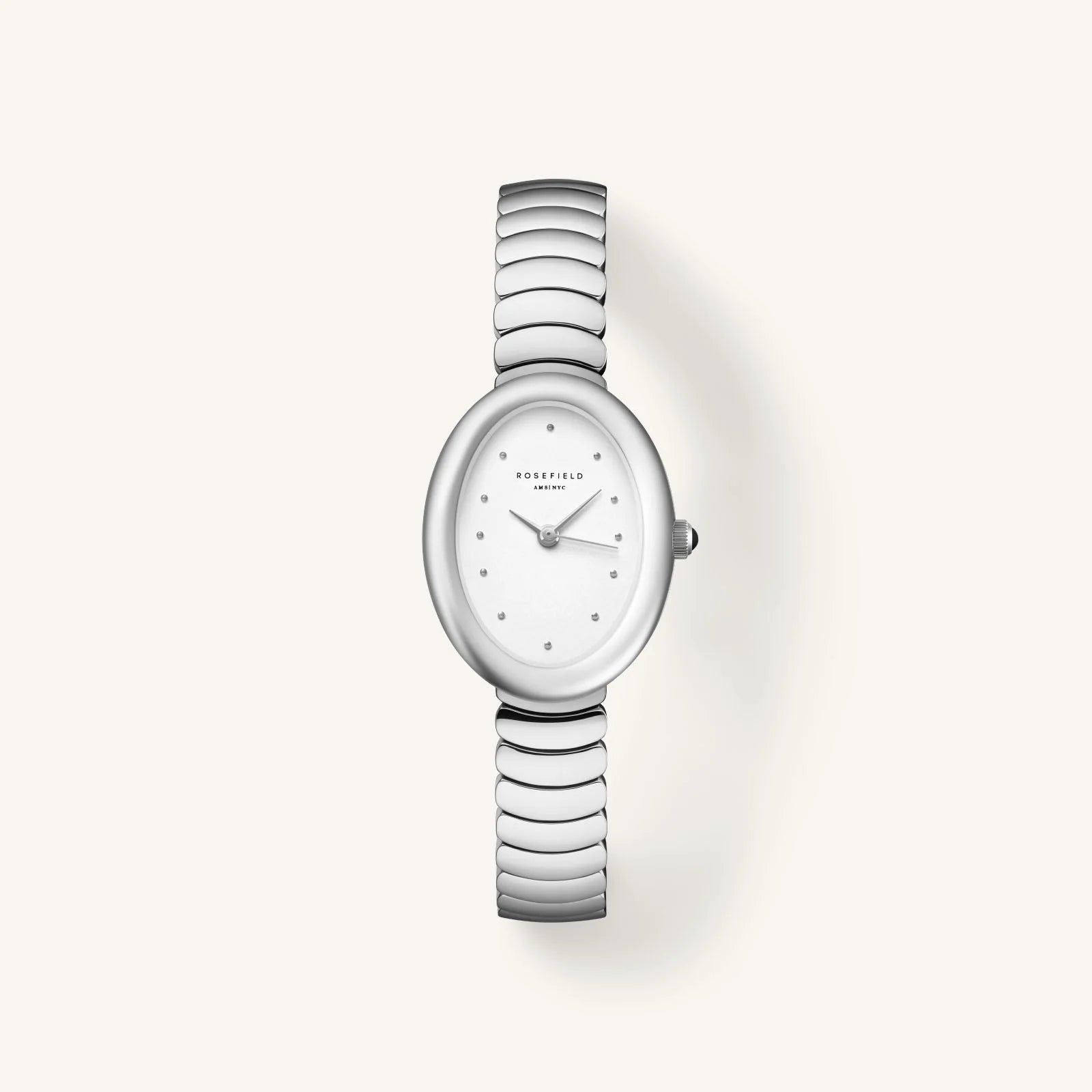 Ovale White Silver