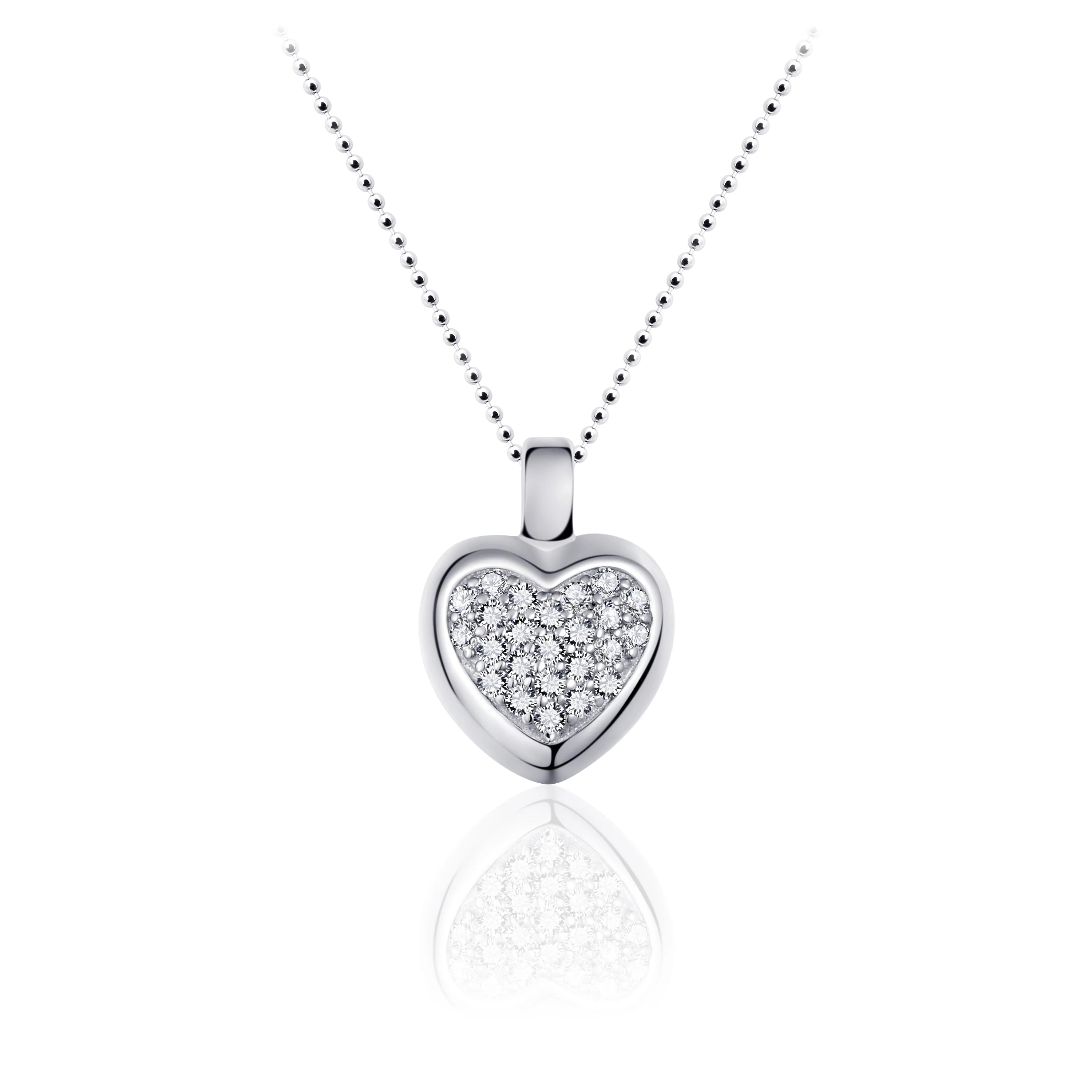 Pave Heart Pendant