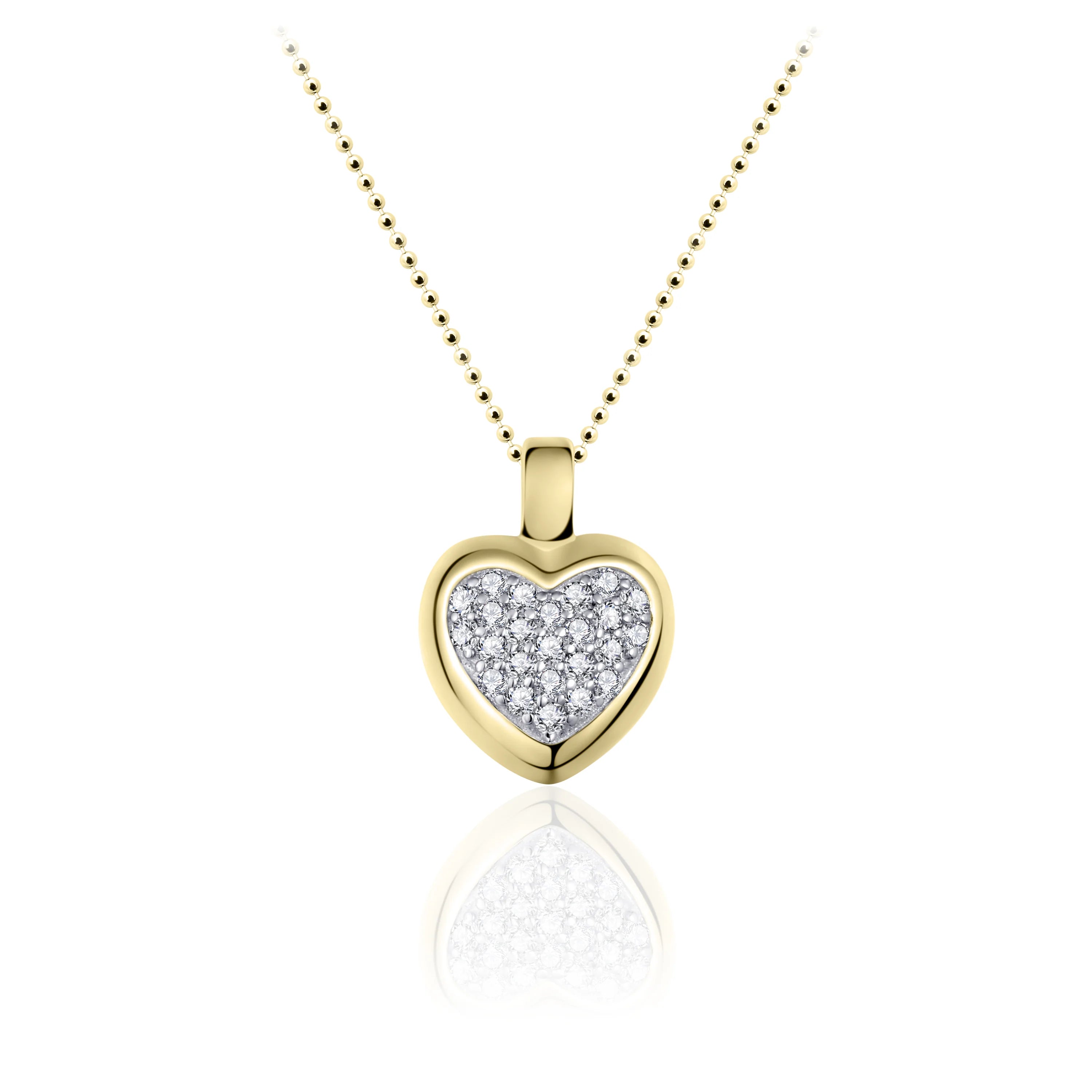Pave Heart Pendant