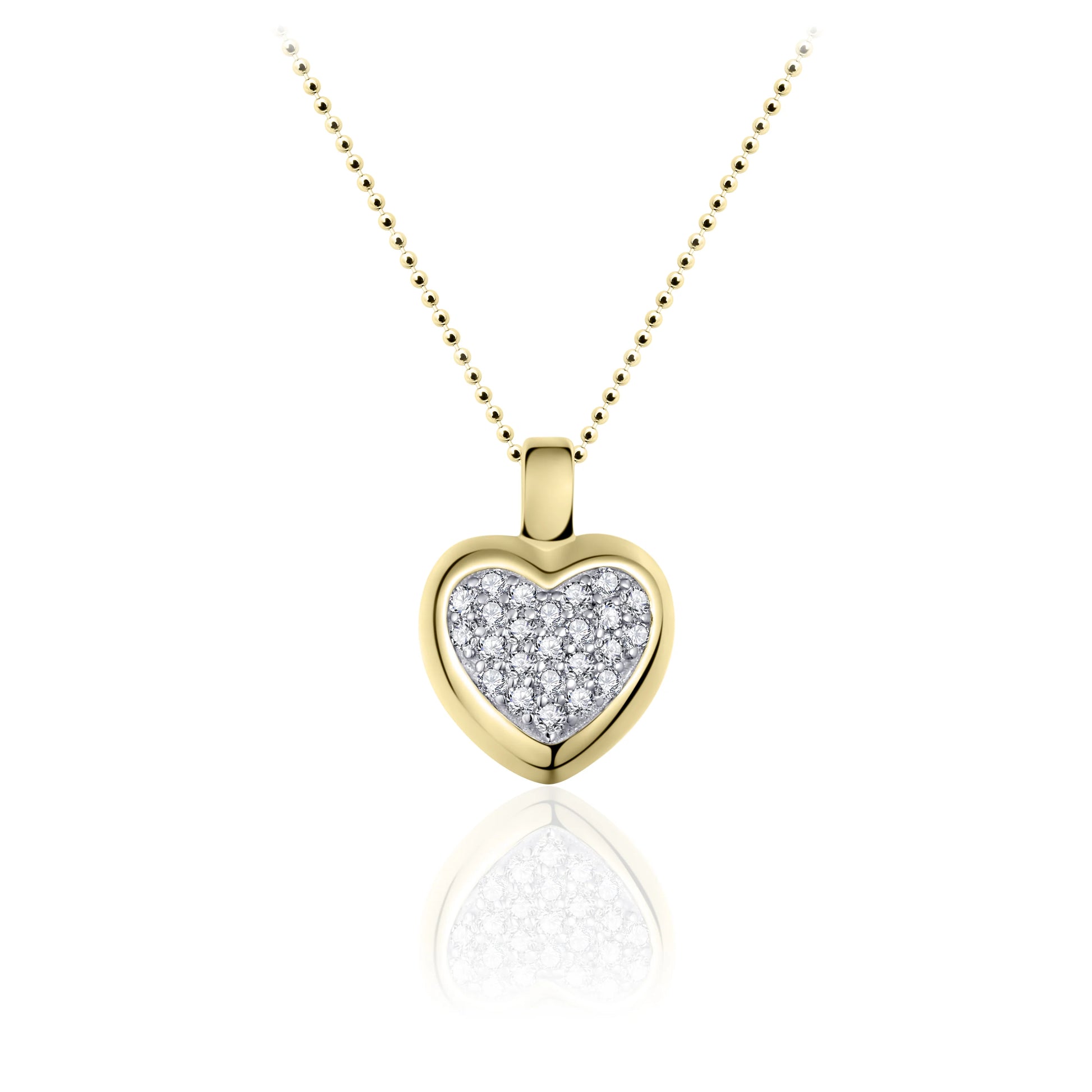 Pave Heart Pendant