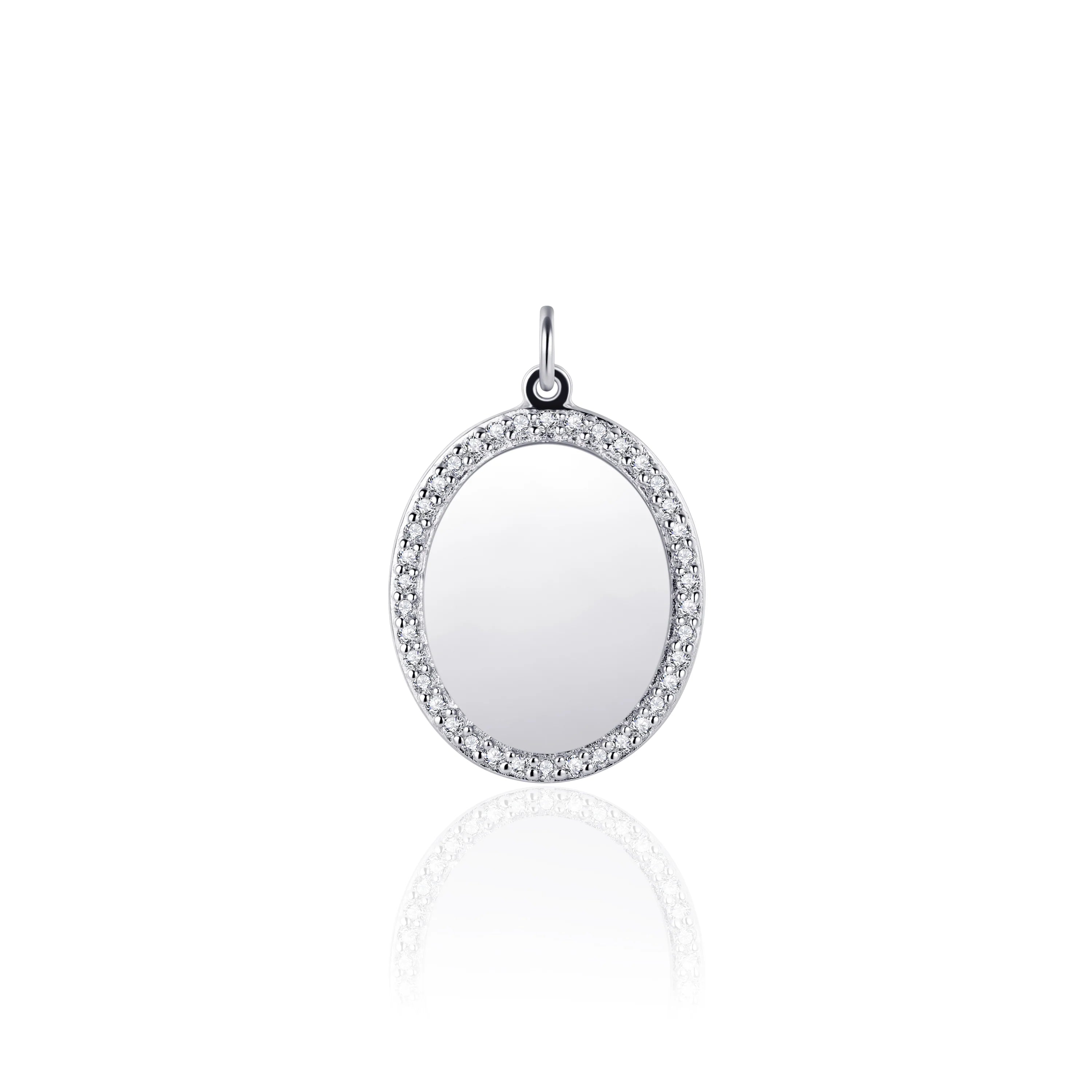 Engravable Oval Pendant