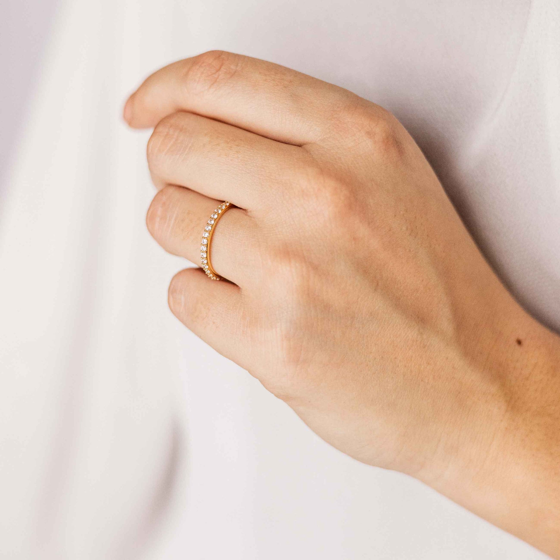 Pave Stackable Ring