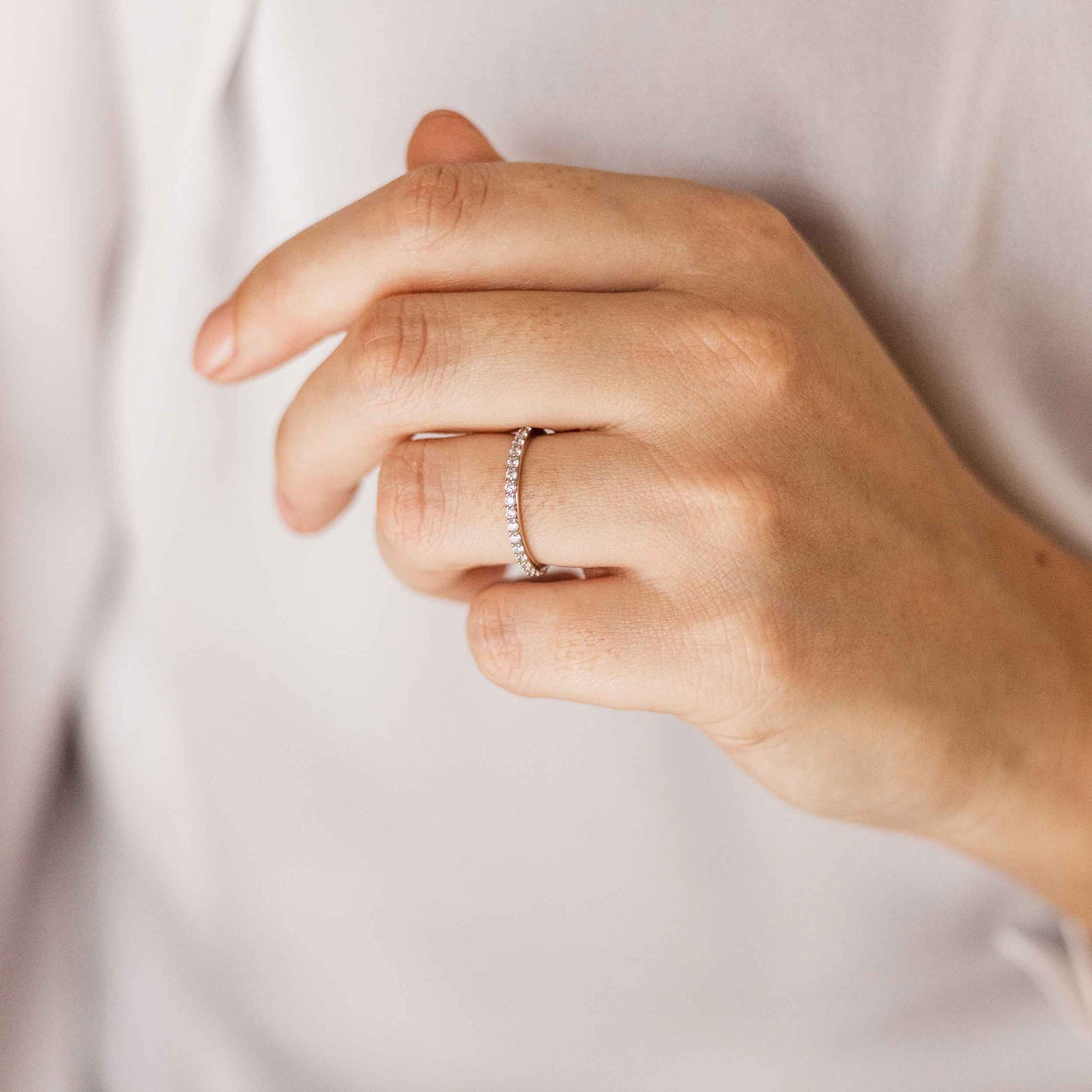 Pave Stackable Ring