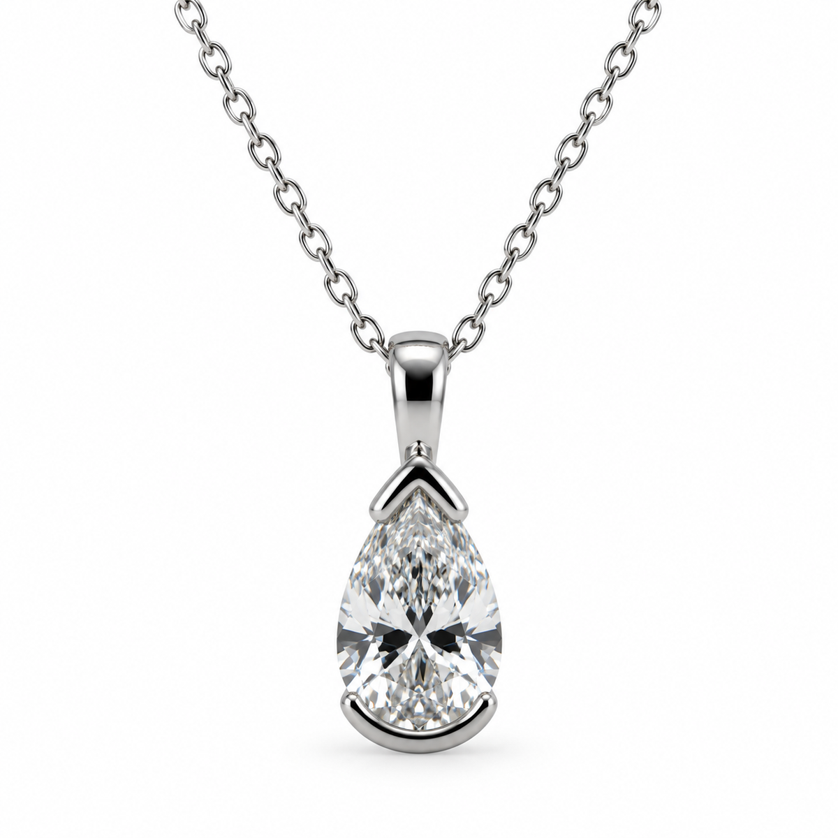 Pear Drop CZ Pendant