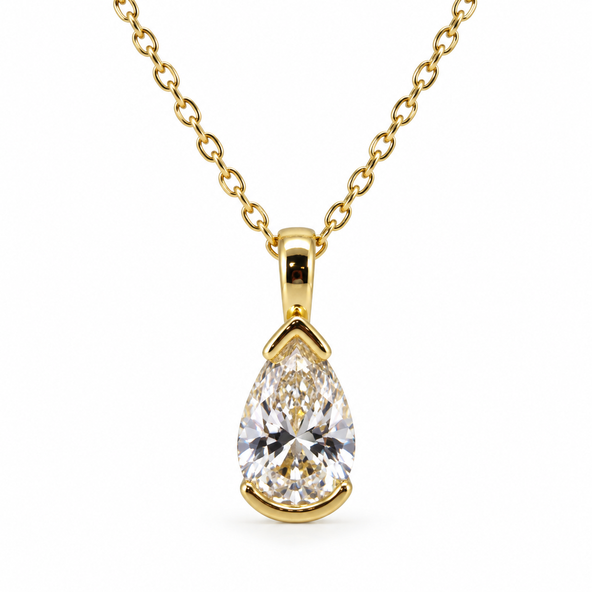 Pear Drop CZ Pendant