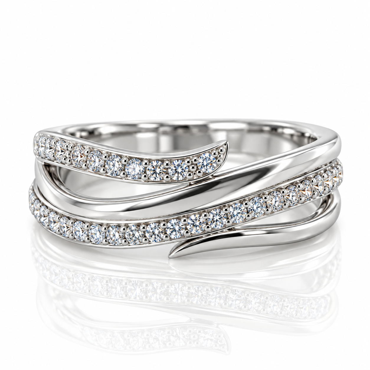 9kt Diamond Dress Ring