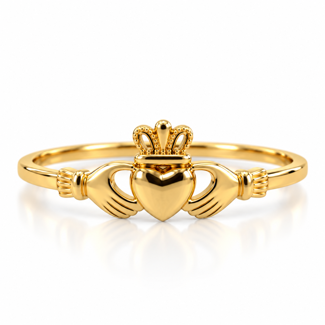 9kt Gold Claddagh Ring