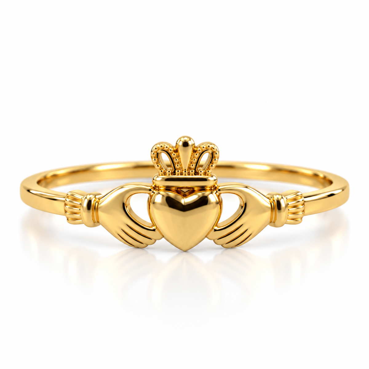 9kt Gold Claddagh Ring