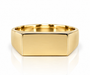 9kt Plain Signet Ring