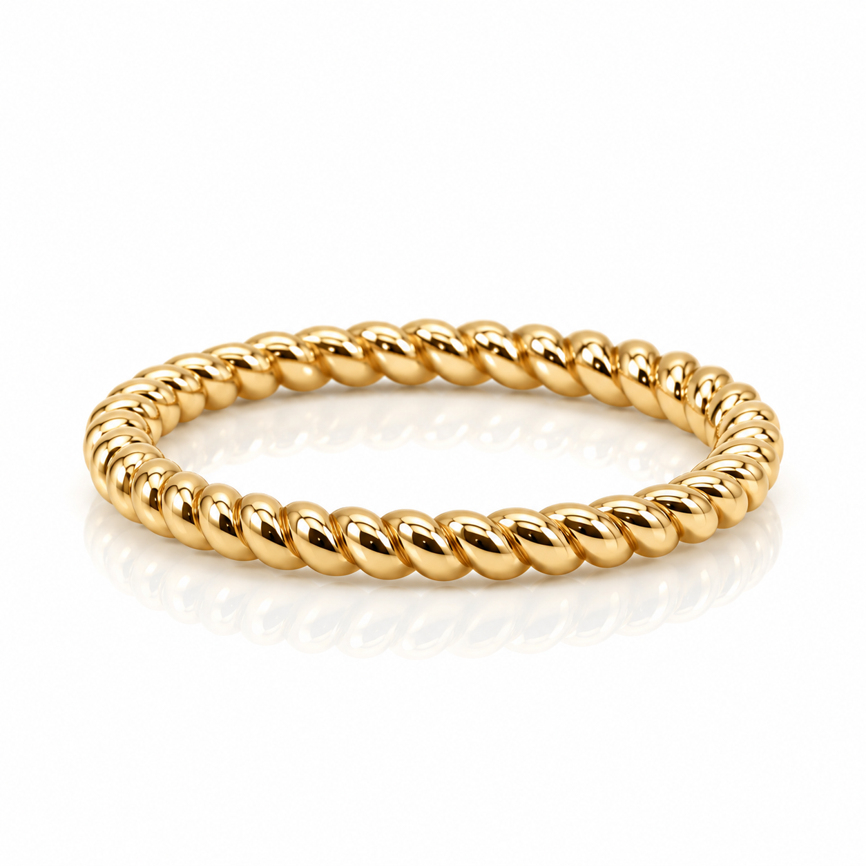 9kt Twist Stacking Ring