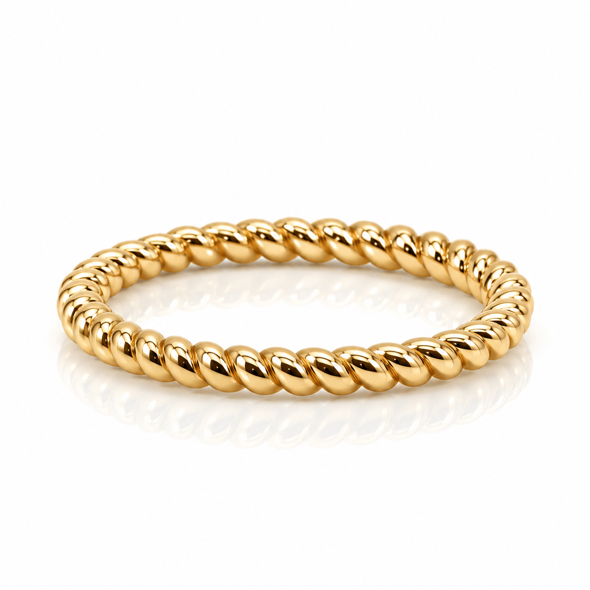 9kt Twist Stacking Ring