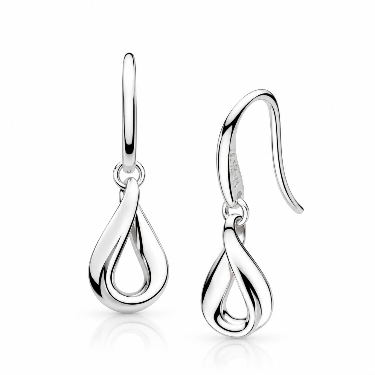 Serenity Loop Dainty Drop Earrings
