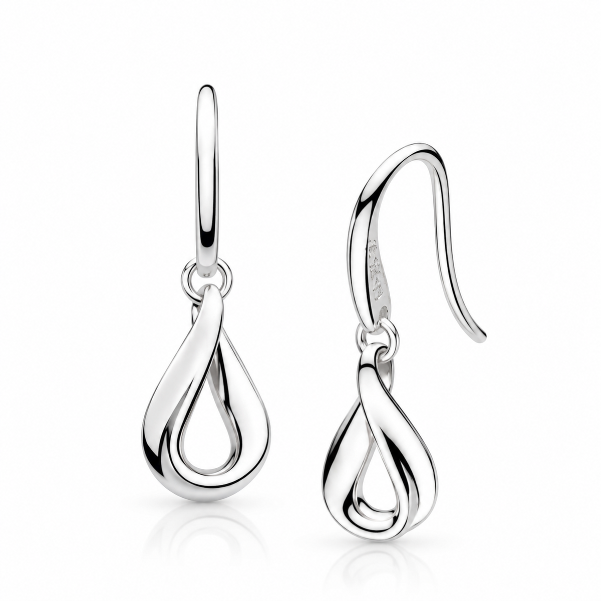 Serenity Loop Dainty Drop Earrings
