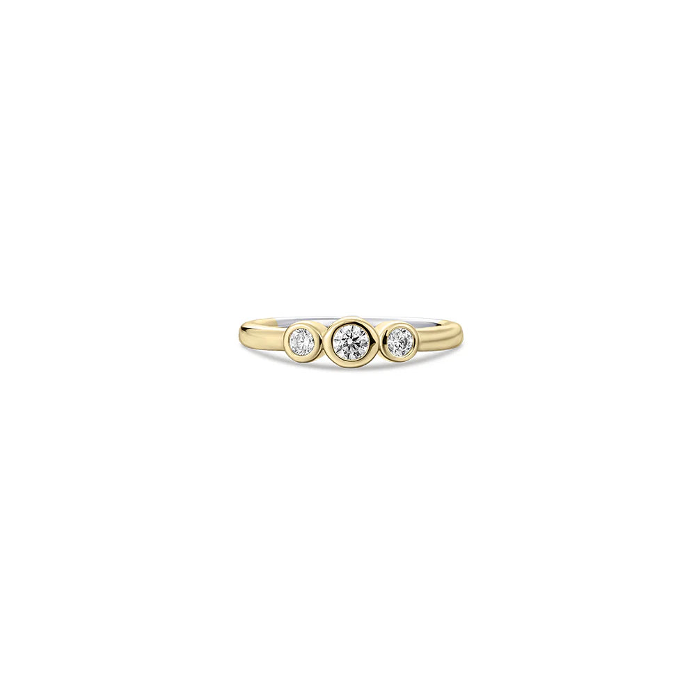 Triple Bezel Ring