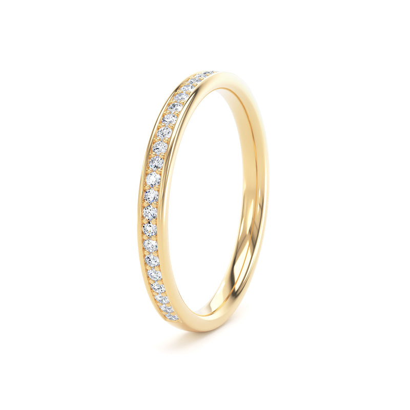 Round Brilliant Cut Grain Channel