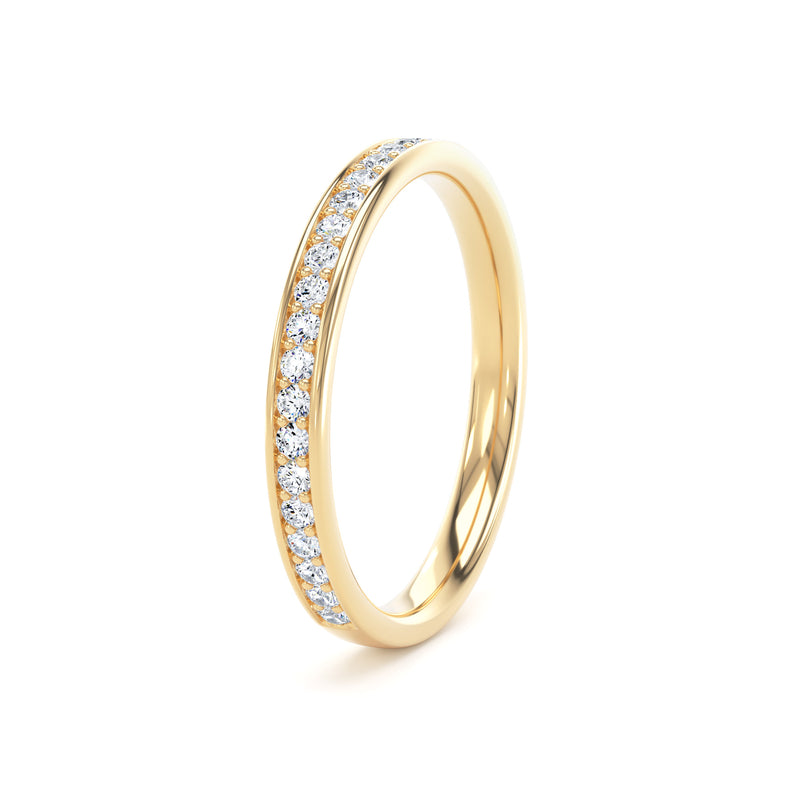 Round Brilliant Cut Grain Channel