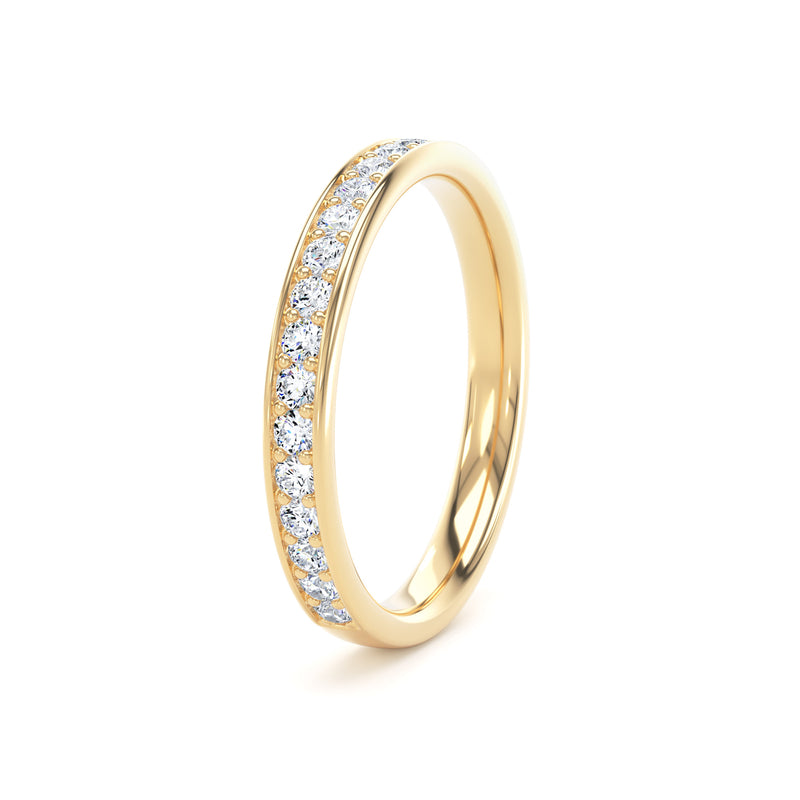 Round Brilliant Cut Grain Channel