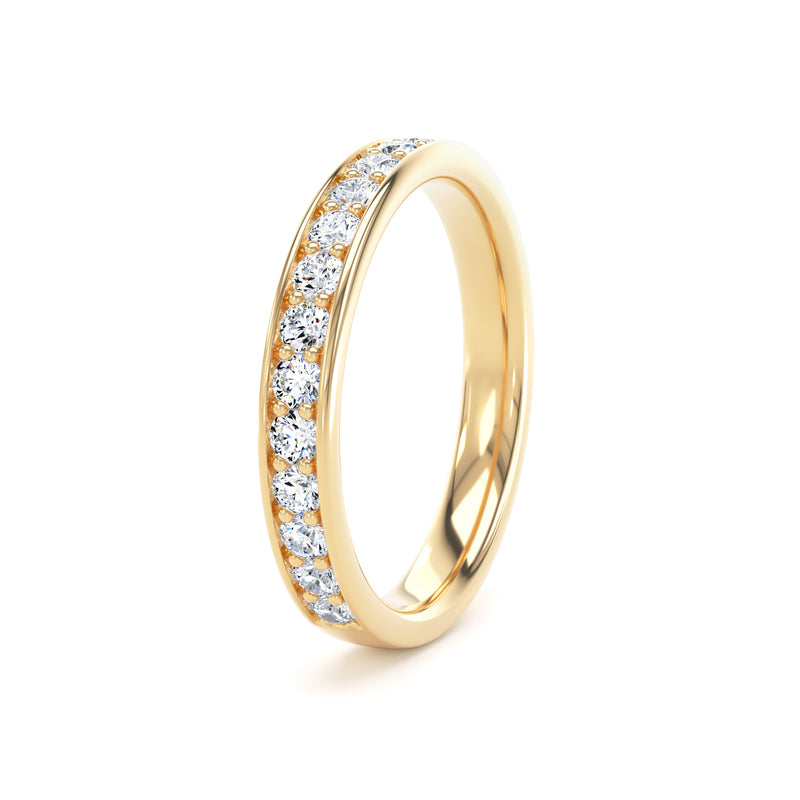 Round Brilliant Cut Grain Channel