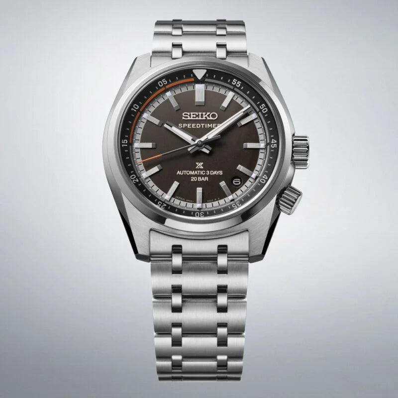 Seiko Speedtimer 6R ‘Compact Countdown’ in black-grey contrast SPB515J1