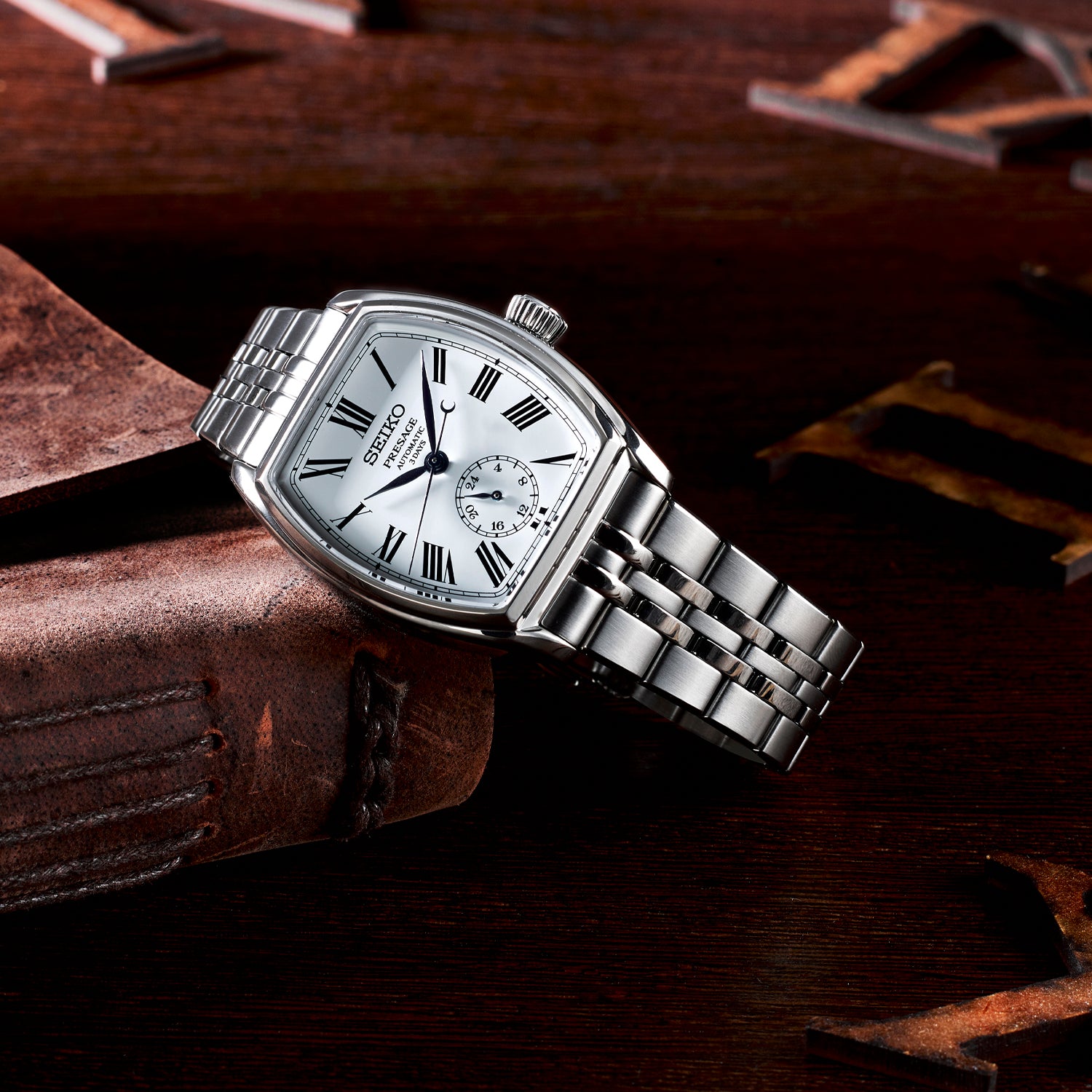 Seiko Presage Classic Series Enamel ‘Tonneau’ SPB537J1