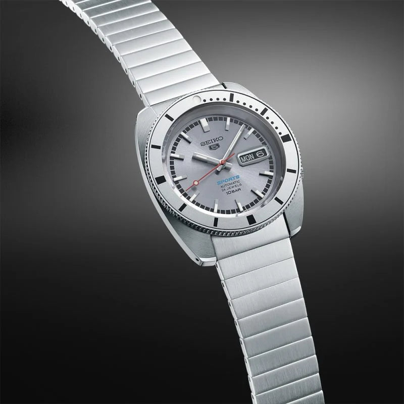 Seiko 5 Sports ‘Ash blue’ 1968 Recreation Limited Edition SRPL03K1
