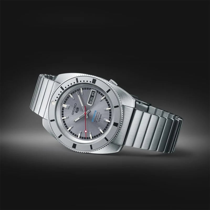 Seiko 5 Sports ‘Ash blue’ 1968 Recreation Limited Edition SRPL03K1