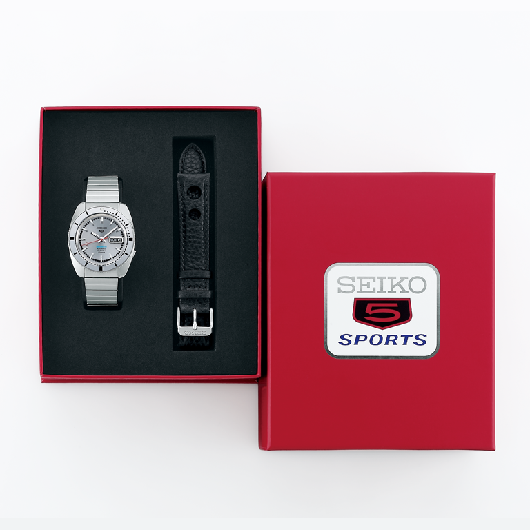 Seiko 5 Sports ‘Ash blue’ 1968 Recreation Limited Edition SRPL03K1
