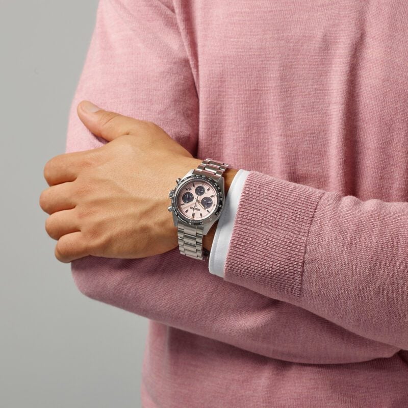 Seiko Prospex Speedtimer in Pale Pink SSC963P1