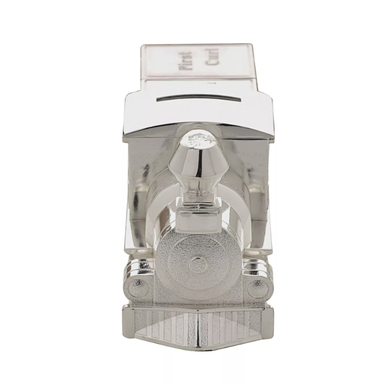 Silver Plated Money Box & First Tooth/Curl Train