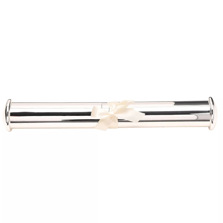 Amore Silver Plated Tube Shape Certificate Holder