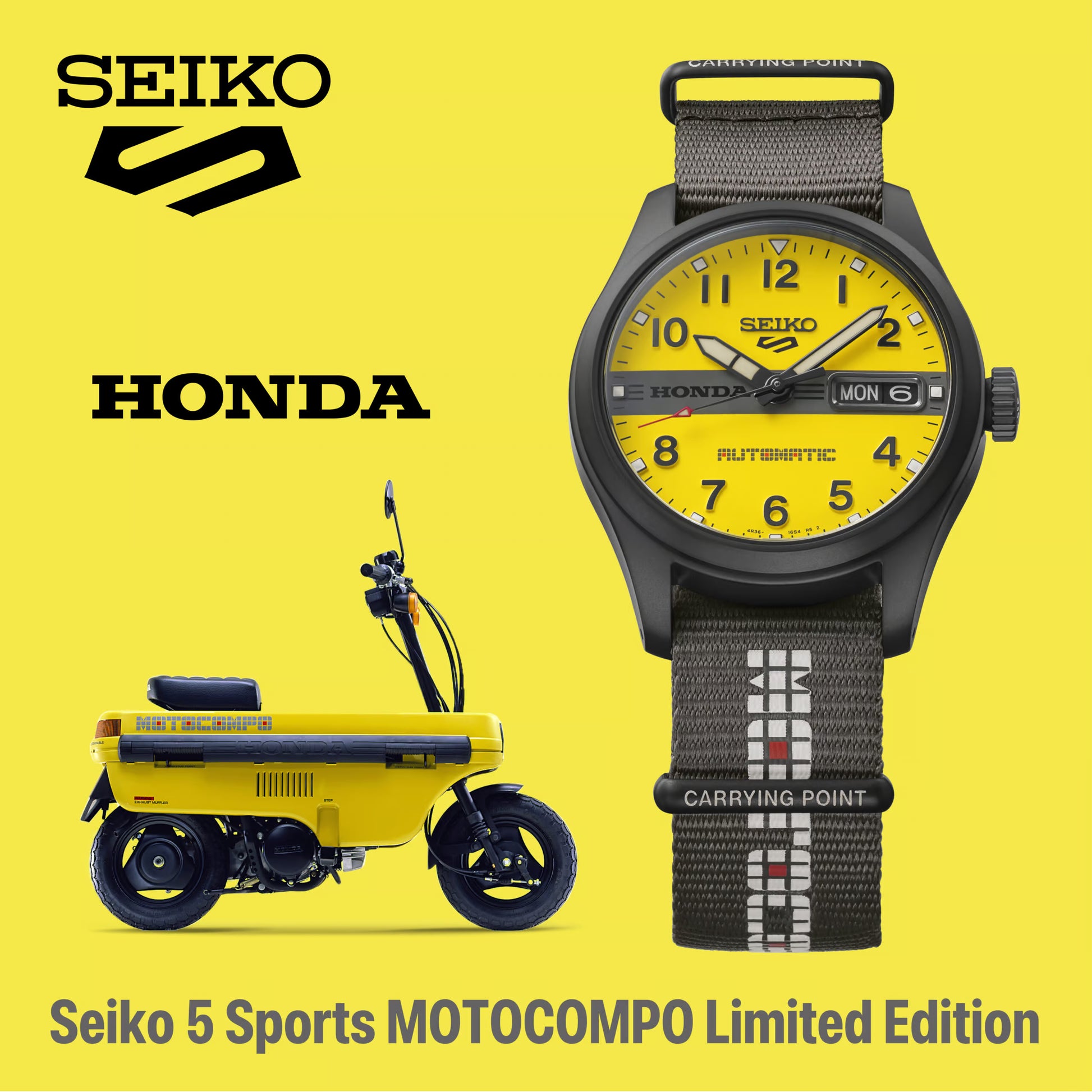 Seiko 5 Sports x Honda Motocompo Limited Edition HDB010K1