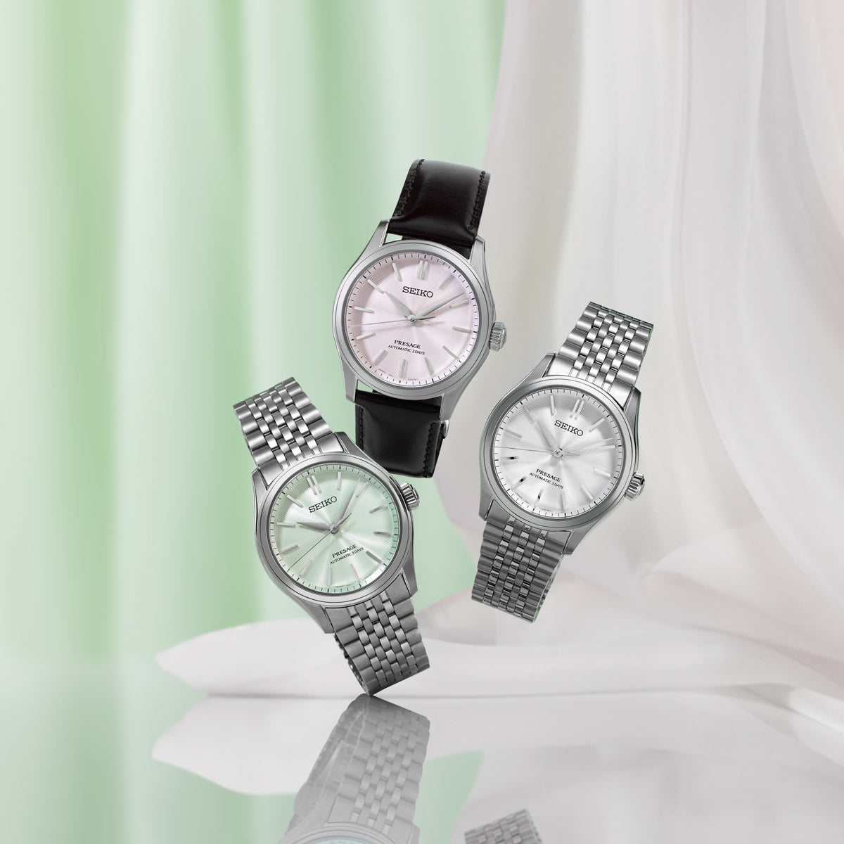 Seiko Presage Classic Series in ‘Sakura Iro’ Cherry Blossom pink HCC003J1