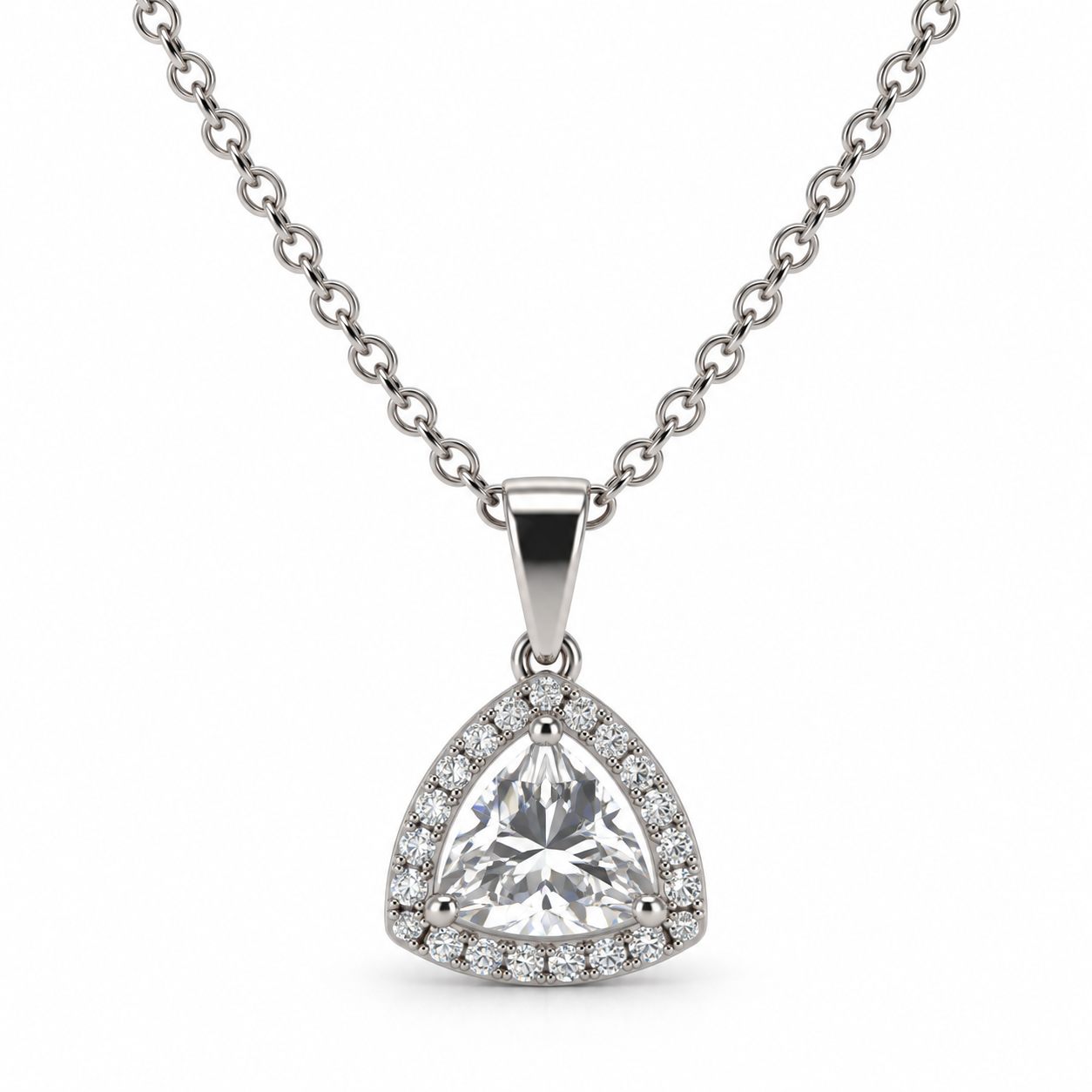 Trillion Cluster CZ Pendant