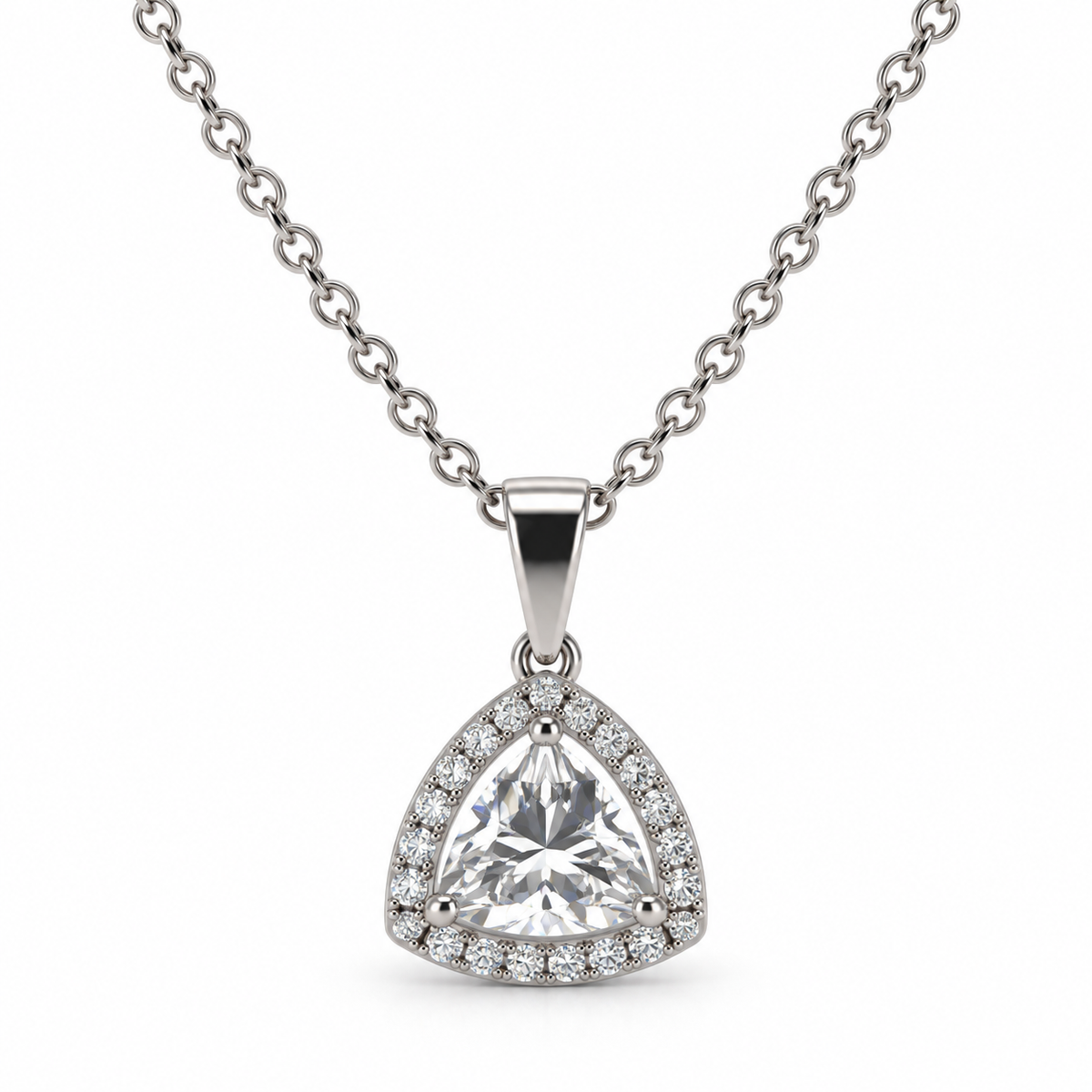 Trillion Cluster CZ Pendant