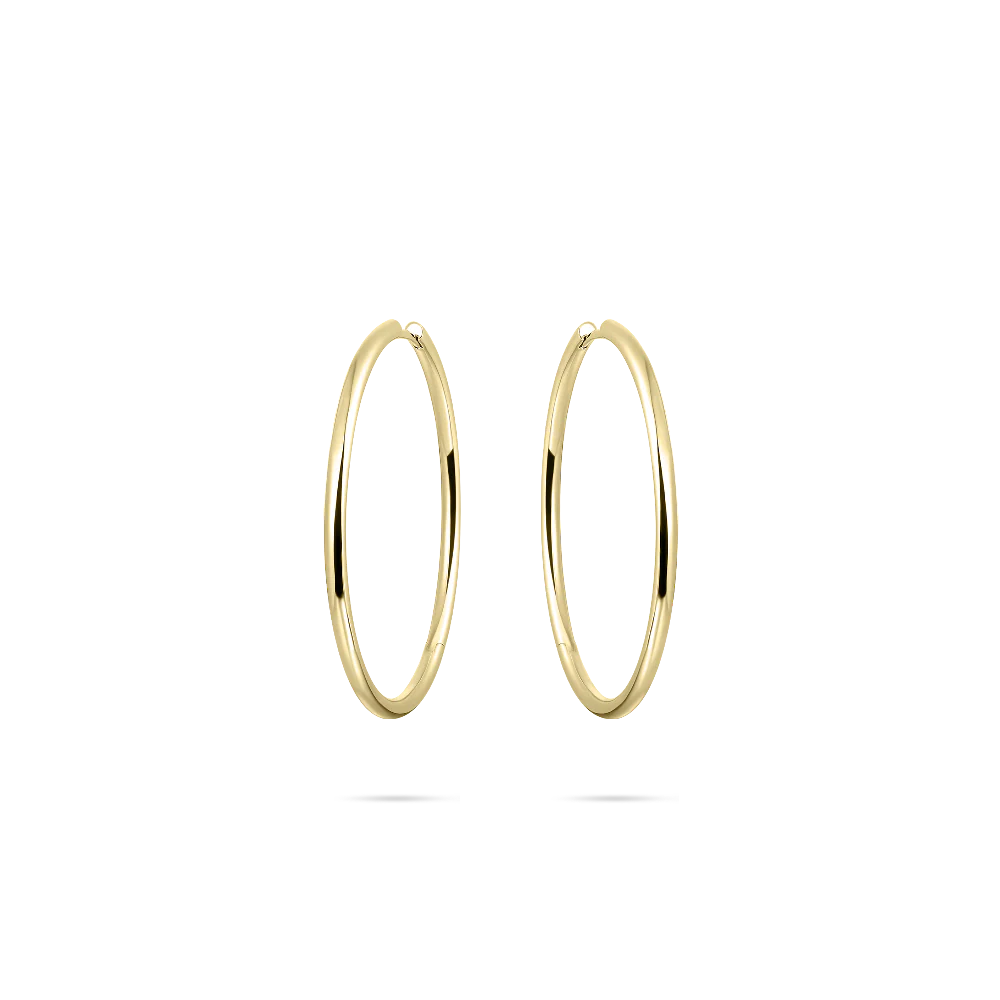 Tube Oversized Hoop Earrings