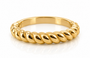 9kt Plain Twist Ring