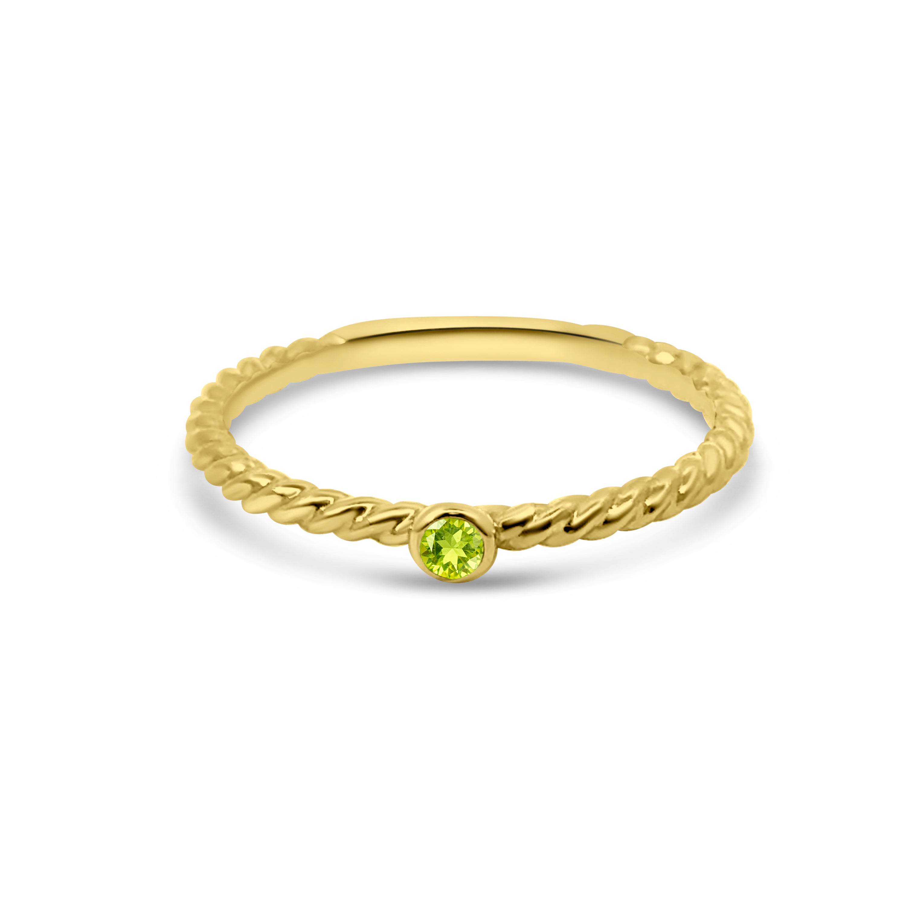 9kt Peridot Stacking Ring