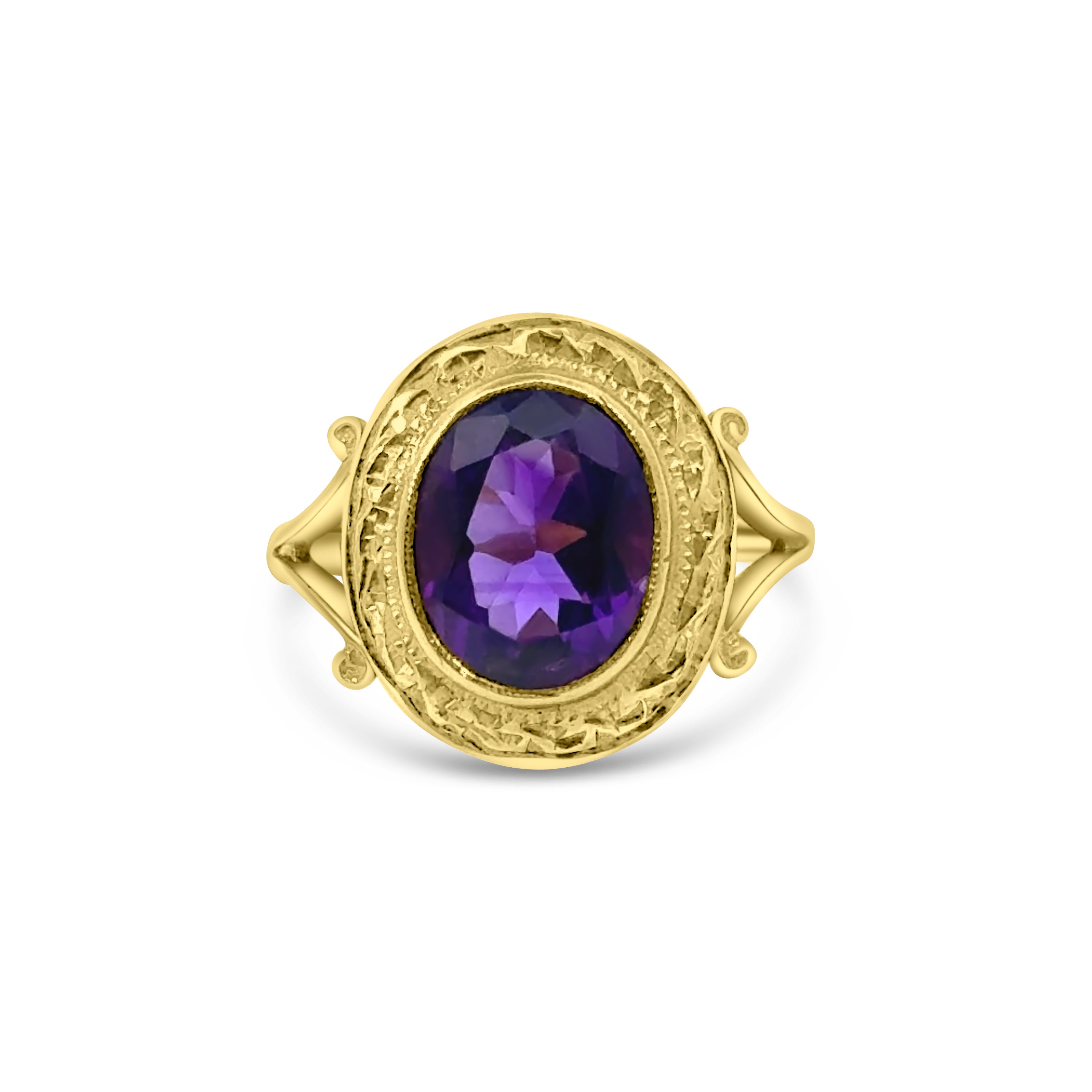 9kt Amethyst Dress Ring