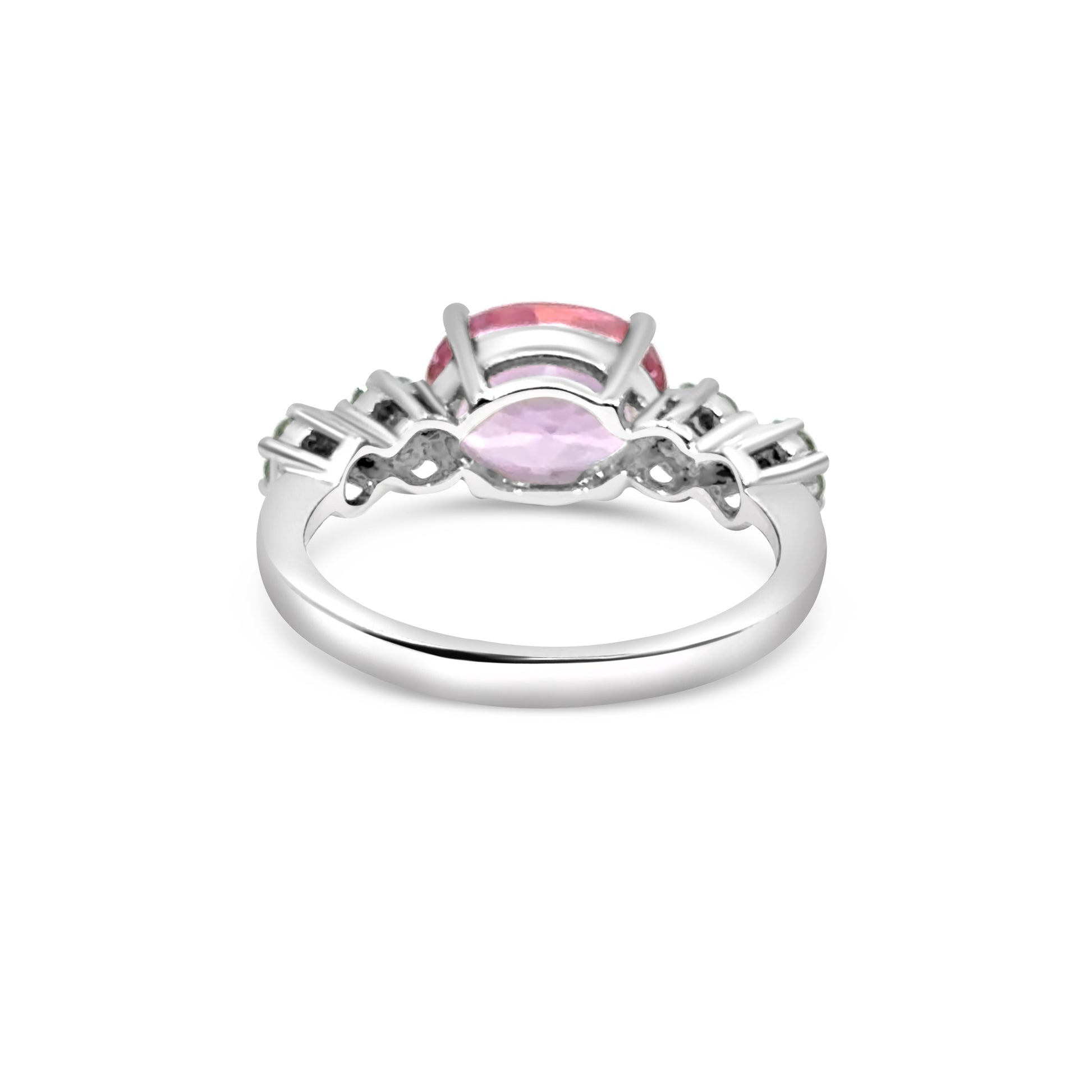 18kt Pink Sapphire and Diamond Dress Ring