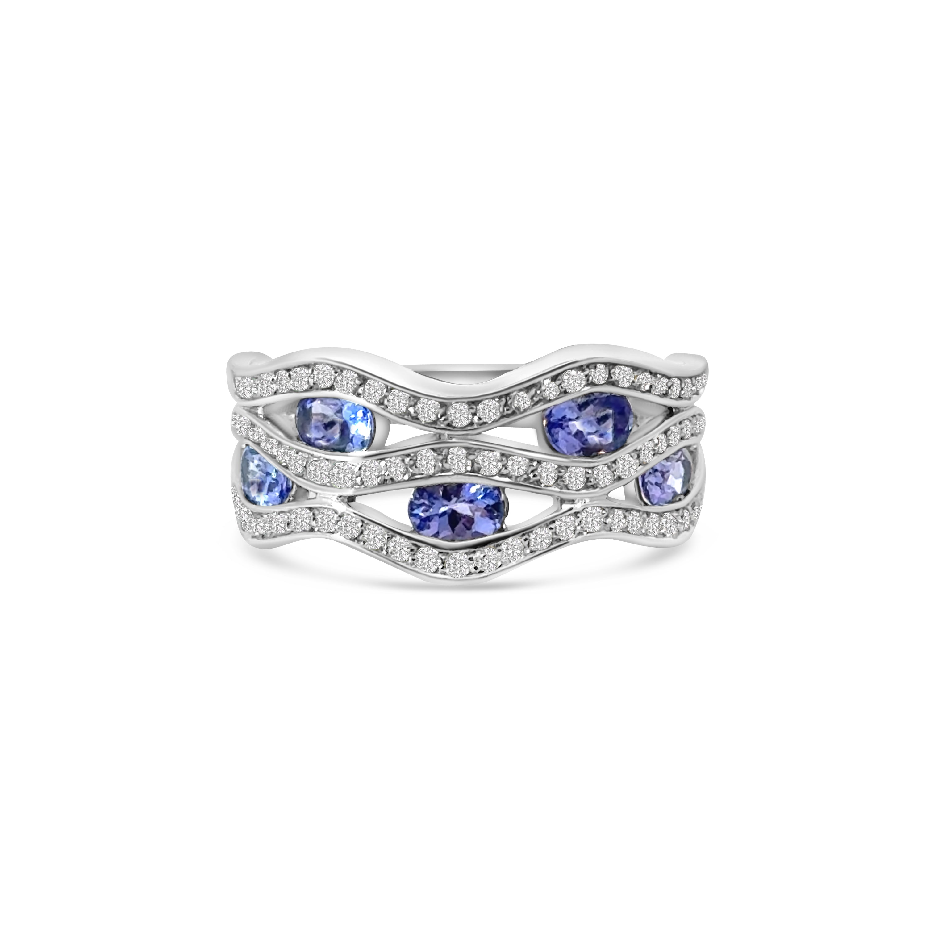 18kt Tanzanite and Diamond Dress Ring