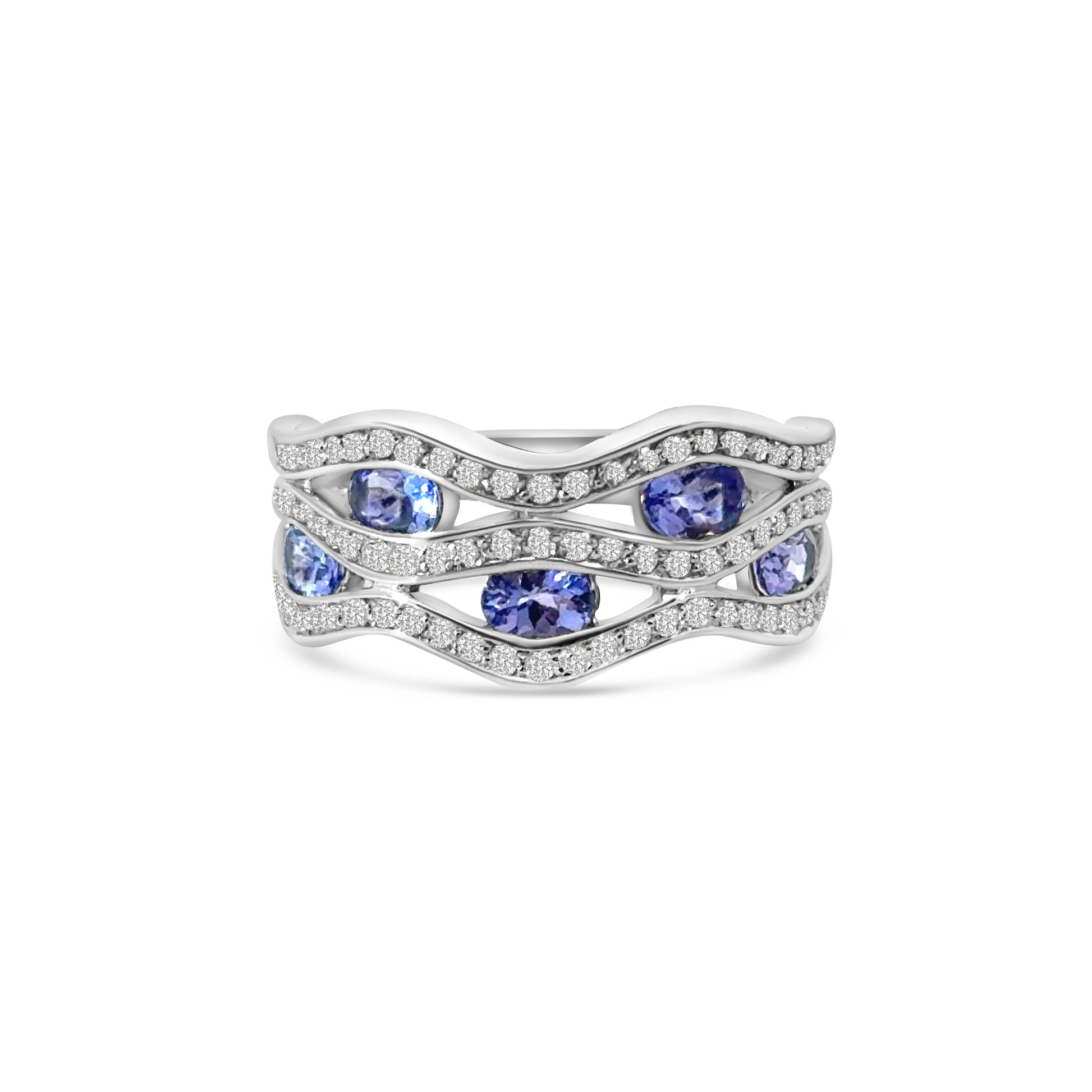 18kt Tanzanite and Diamond Dress Ring