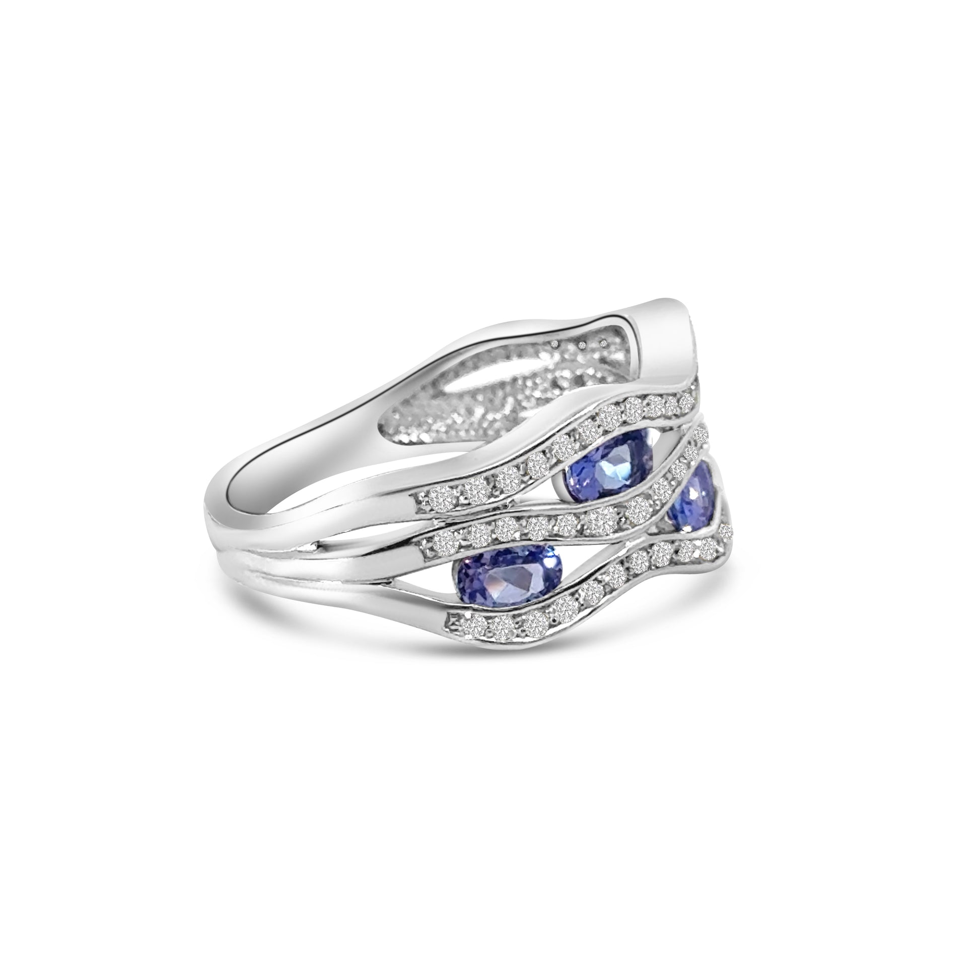 18kt Tanzanite and Diamond Dress Ring