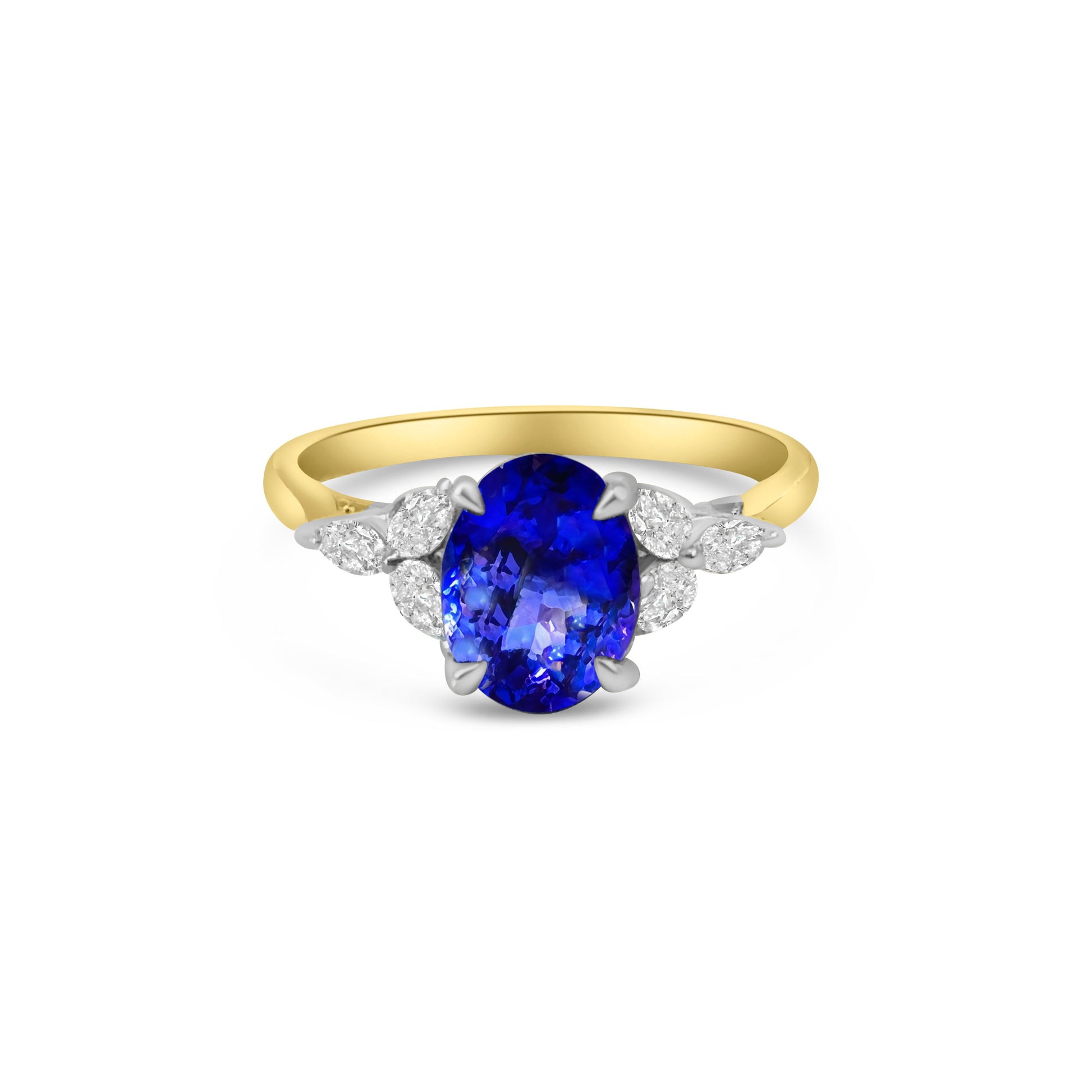 18kt Tanzanite and Diamond Dress Ring
