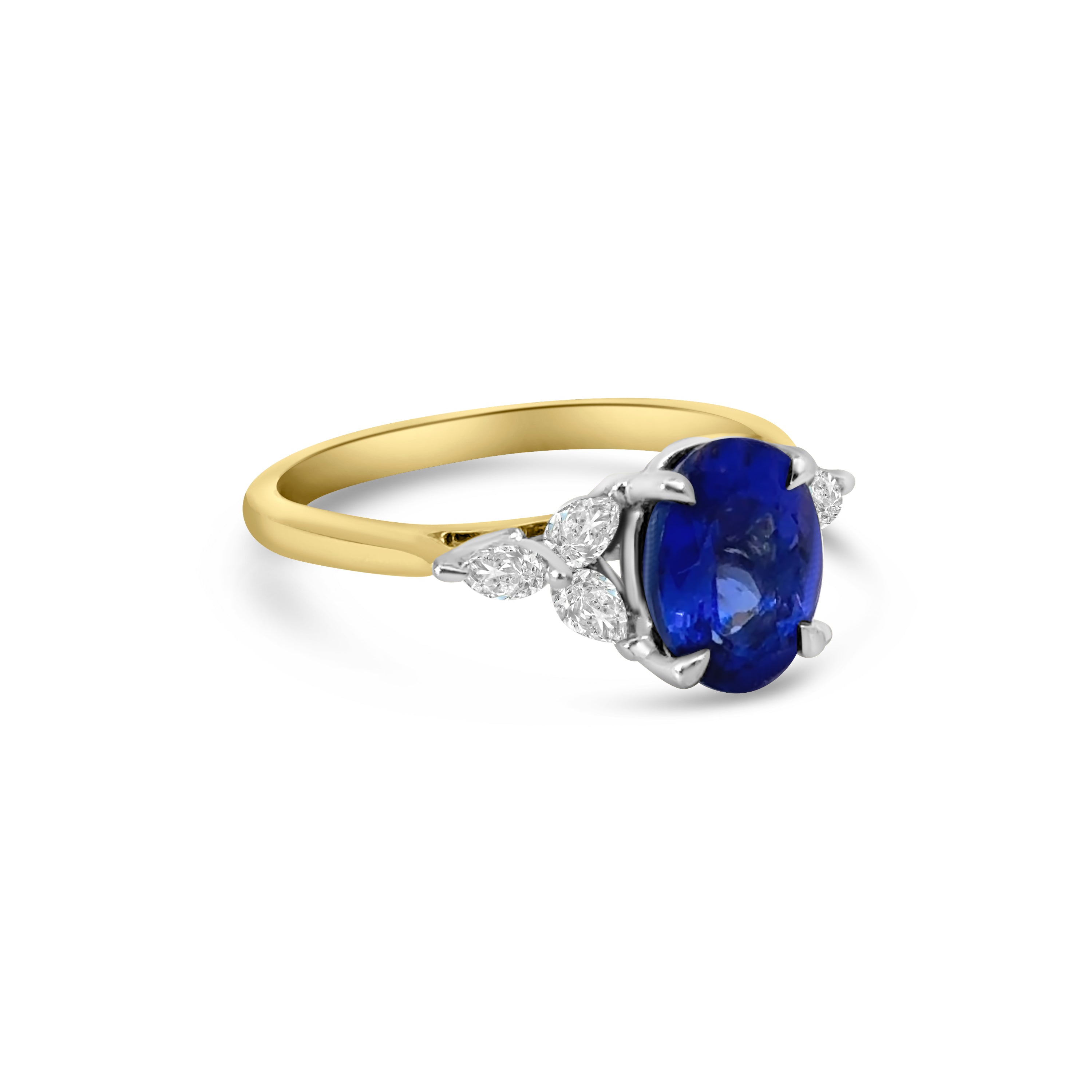 18kt Tanzanite and Diamond Dress Ring